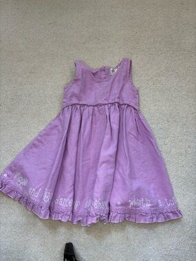 Matilda Jane Lavender Sleeveless Ruffle-Hem Dress